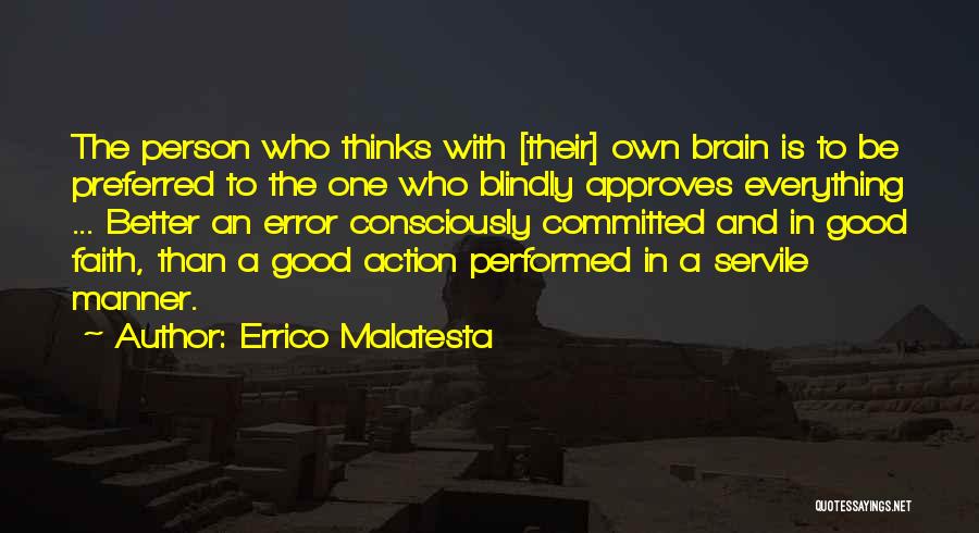 Committed To One Person Quotes By Errico Malatesta