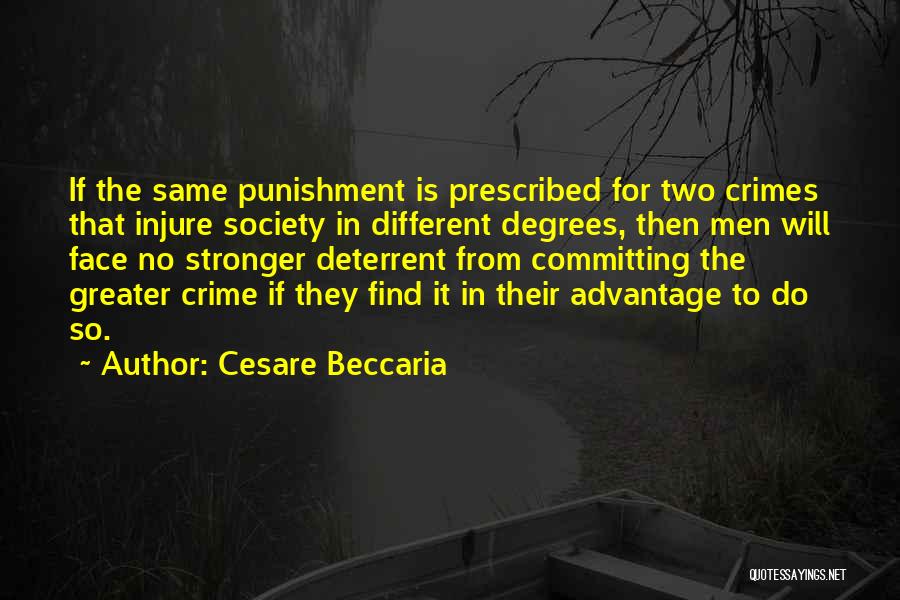 Committing Crime Quotes By Cesare Beccaria