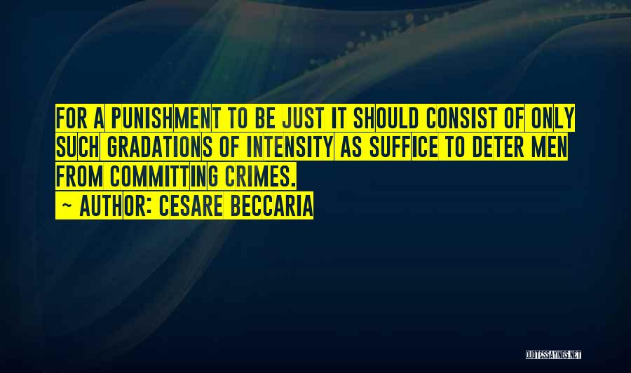 Committing Crime Quotes By Cesare Beccaria