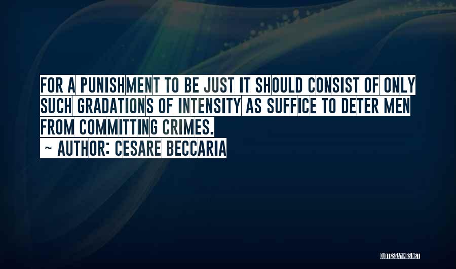 Committing Crimes Quotes By Cesare Beccaria