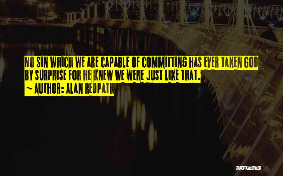 Committing Sin Quotes By Alan Redpath