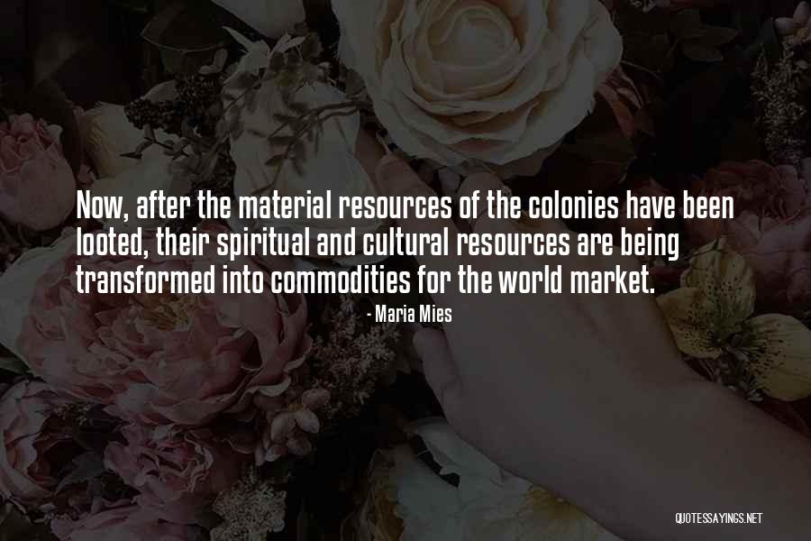 Commodities Market Quotes By Maria Mies Commodities Market Quotes By Maria Mies