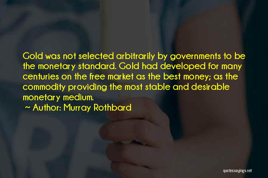 Commodity Market Quotes By Murray Rothbard
