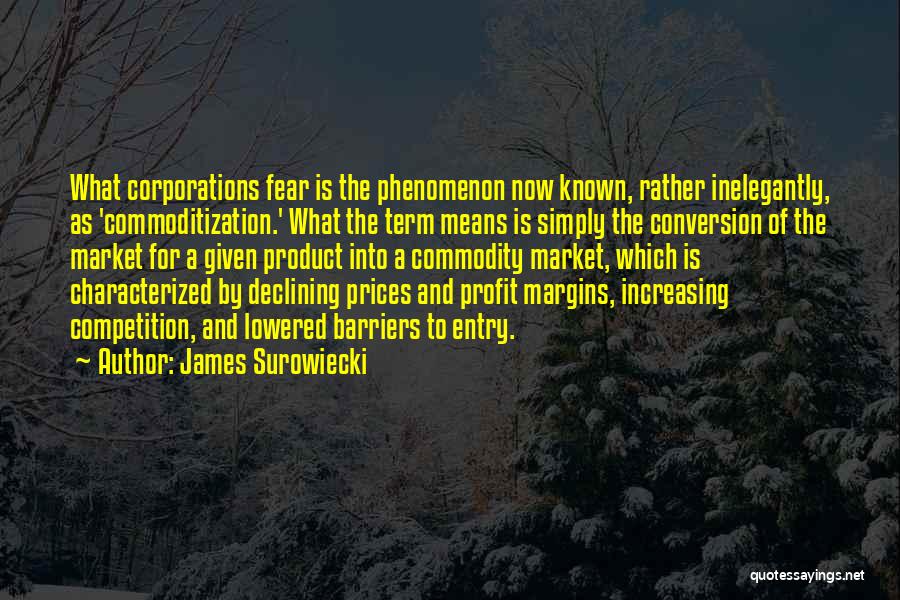 Commodity Prices Quotes By James Surowiecki