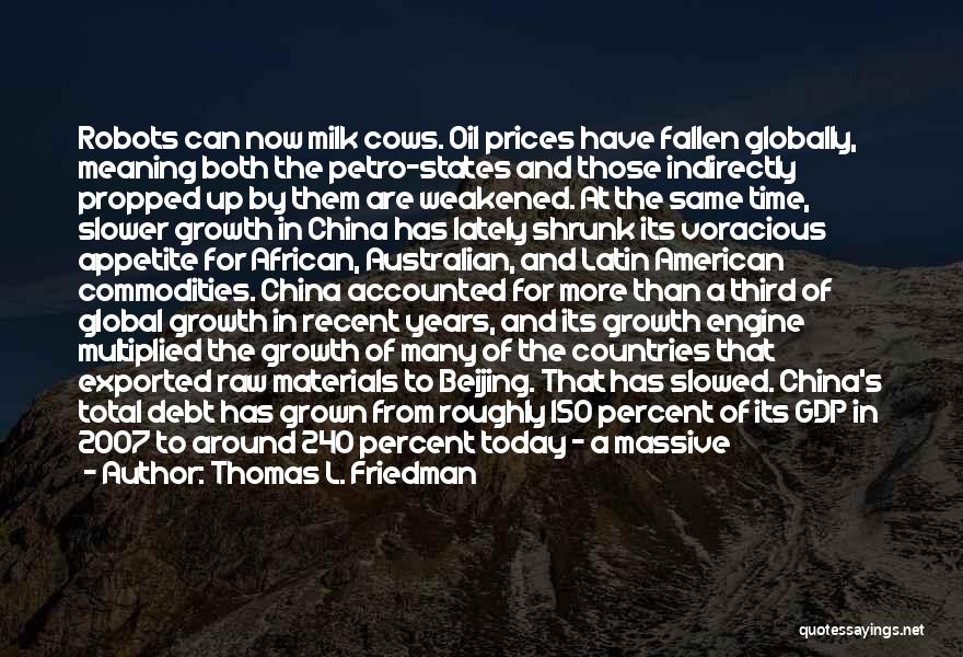 Commodity Prices Quotes By Thomas L. Friedman