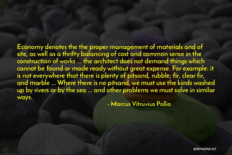 Common And Proper Quotes By Marcus Vitruvius Pollio Common And Proper Quotes By Marcus Vitruvius Pollio