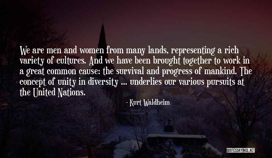 Common Concept Quotes By Kurt Waldheim Common Concept Quotes By Kurt Waldheim