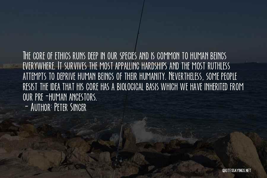 Common Core Quotes By Peter Singer