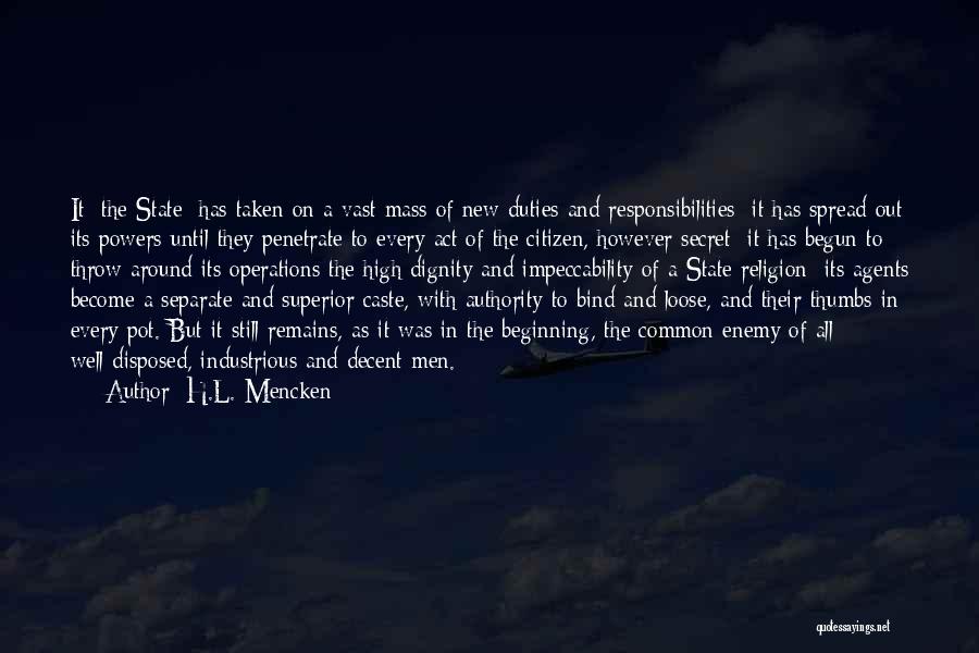 Common Enemy Quotes By H.L. Mencken