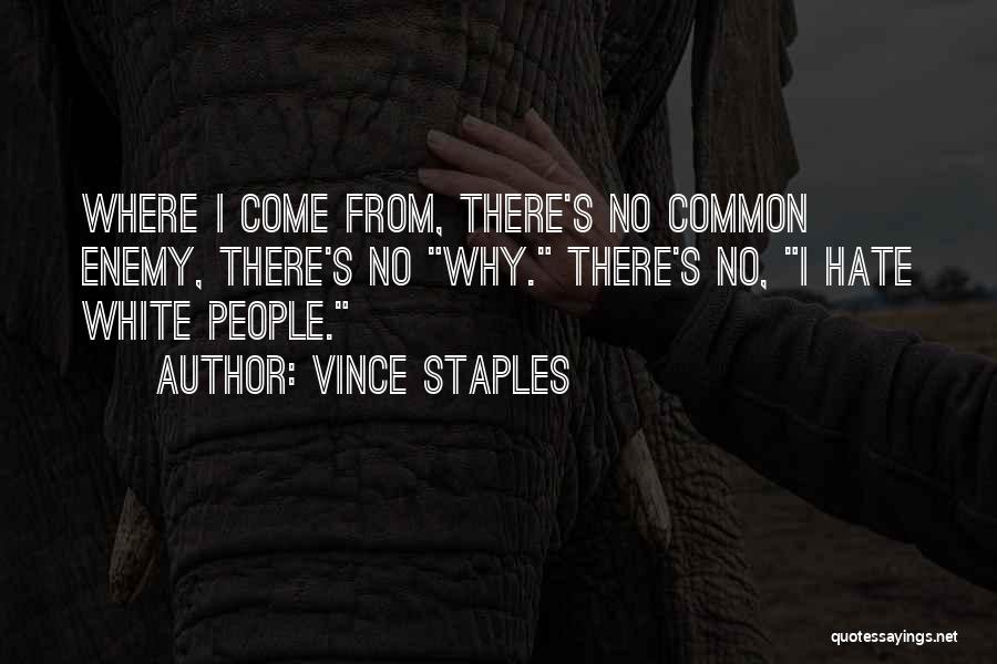 Common Enemy Quotes By Vince Staples