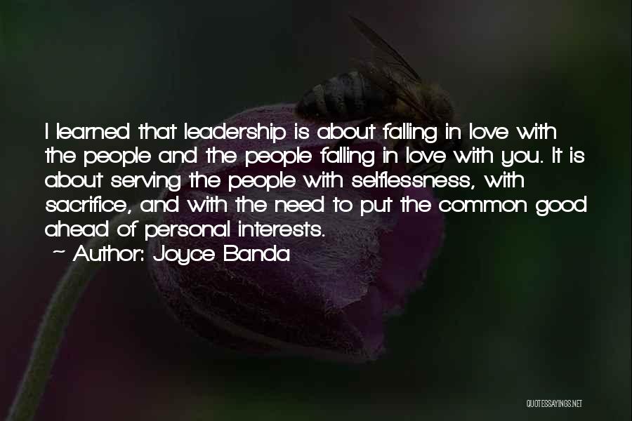 Common Interests Quotes By Joyce Banda