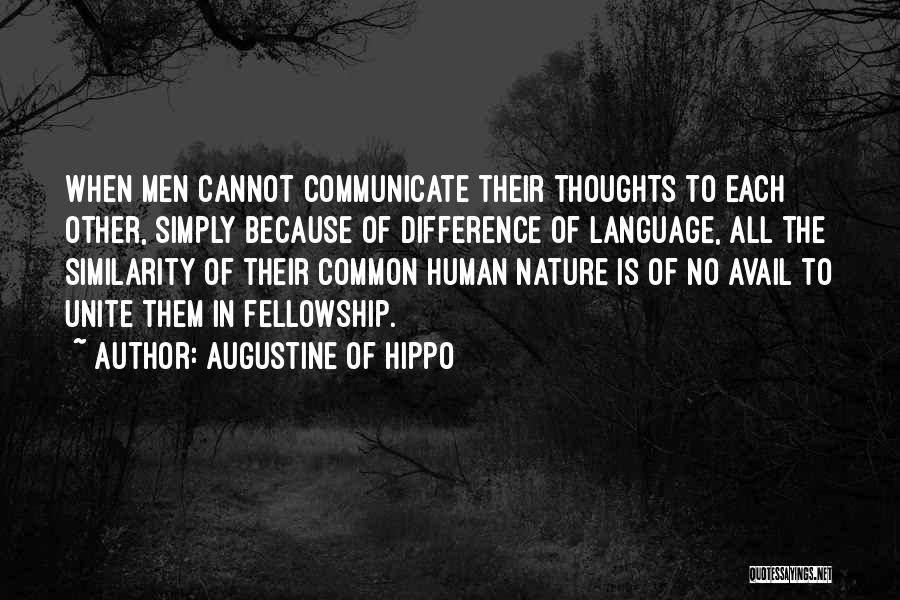 Common Language Quotes By Augustine Of Hippo