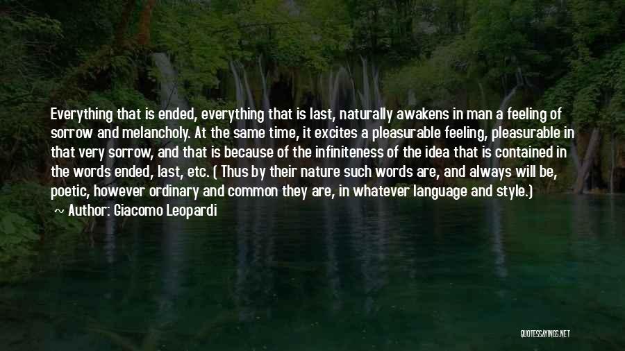 Common Language Quotes By Giacomo Leopardi