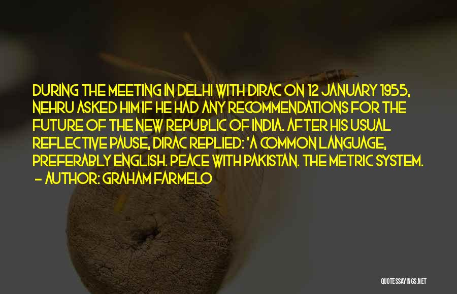 Common Language Quotes By Graham Farmelo