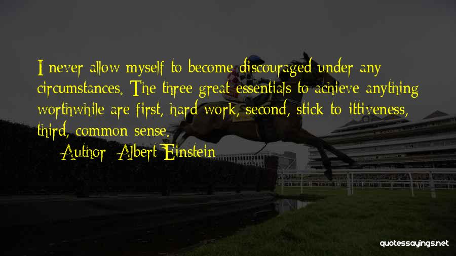 Common Sense Albert Einstein Quotes By Albert Einstein