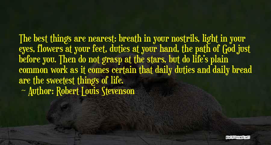 Common The Light Quotes By Robert Louis Stevenson
