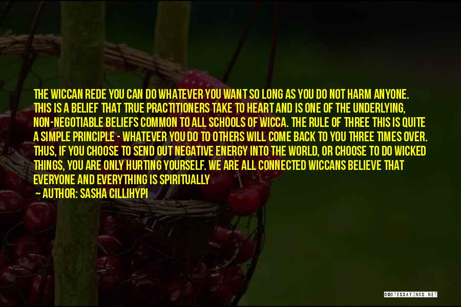 Common Wiccan Quotes By Sasha Cillihypi