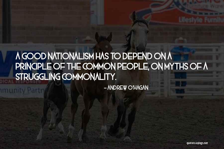 Commonality Quotes By Andrew O'Hagan