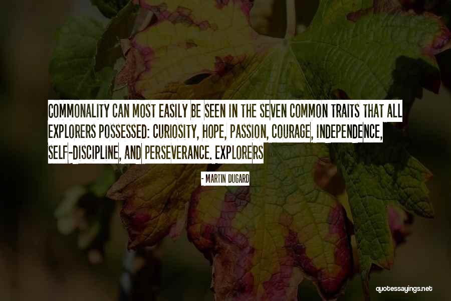 Commonality Quotes By Martin Dugard Commonality Quotes By Martin Dugard