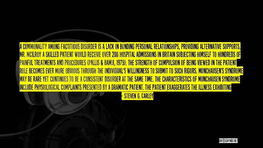 Commonality Quotes By Steven G. Carley Commonality Quotes By Steven G. Carley