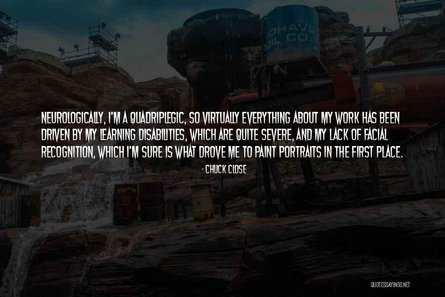 Commonality Synonym Quotes By Chuck Close Commonality Synonym Quotes By Chuck Close