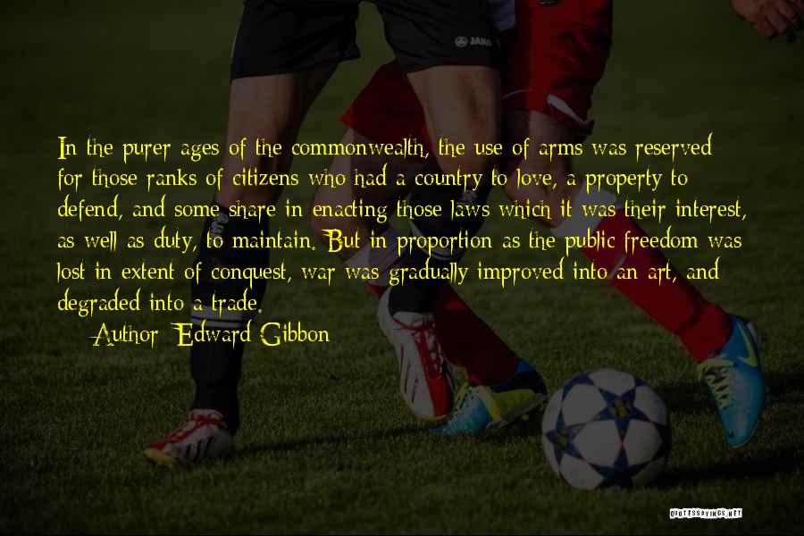 Commonwealth Quotes By Edward Gibbon