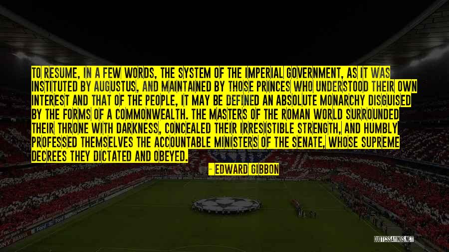 Commonwealth Quotes By Edward Gibbon