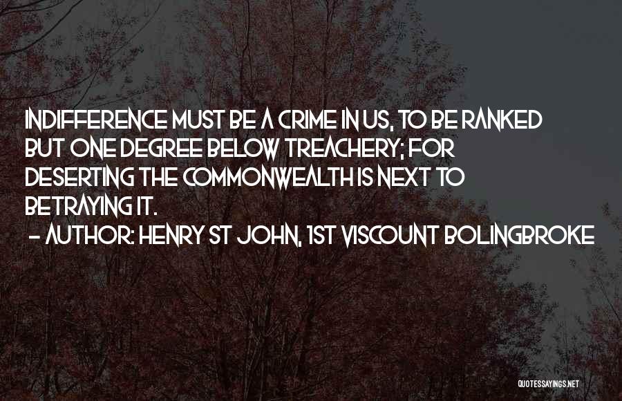 Commonwealth Quotes By Henry St John, 1st Viscount Bolingbroke