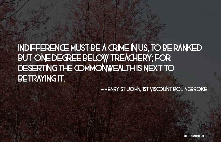 Commonwealth Quotes By Henry St John, 1st Viscount Bolingbroke