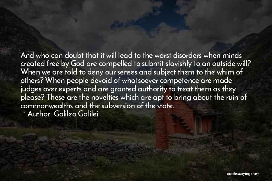 Commonwealths In The Us Quotes By Galileo Galilei