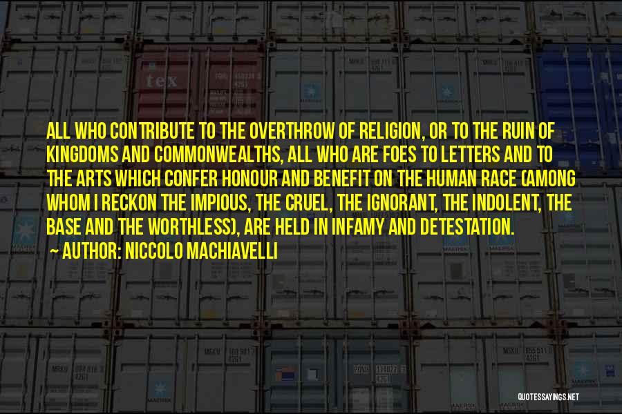 Commonwealths In The Us Quotes By Niccolo Machiavelli