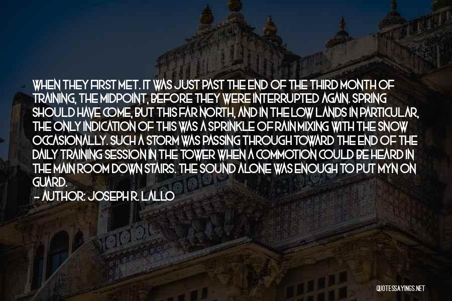 Commotion Quotes By Joseph R. Lallo