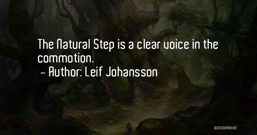 Commotion Quotes By Leif Johansson