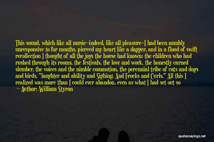 Commotion Quotes By William Styron