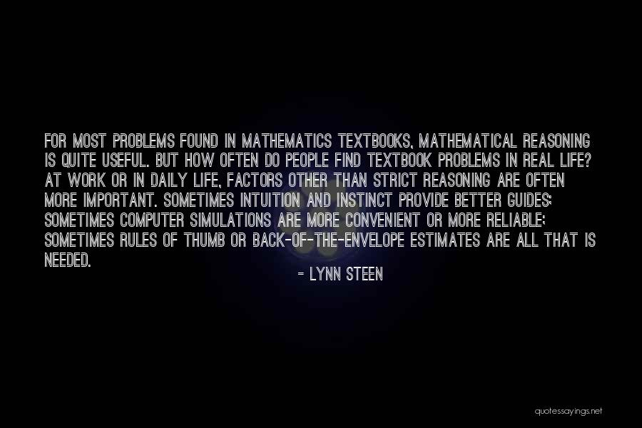 Commotions Quotes By Lynn Steen Commotions Quotes By Lynn Steen