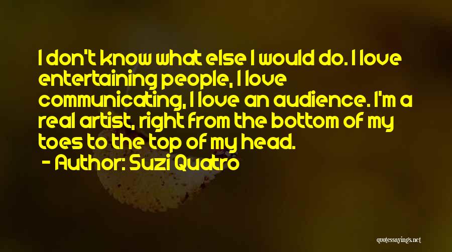 Communicating Love Quotes By Suzi Quatro