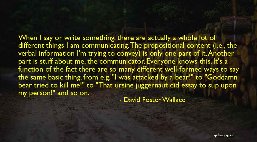 Communicating Well Quotes By David Foster Wallace Communicating Well Quotes By David Foster Wallace