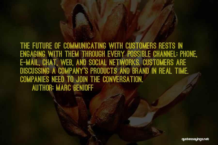 Communicating With Customers Quotes By Marc Benioff