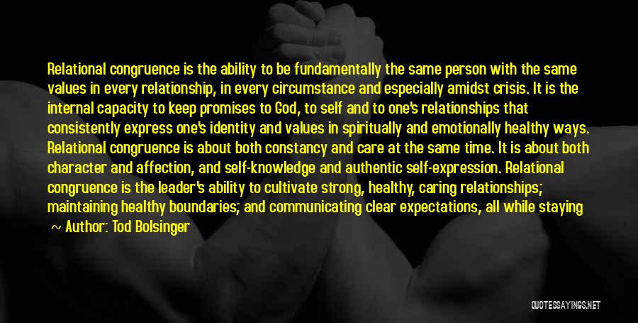 Communicating With God Quotes By Tod Bolsinger