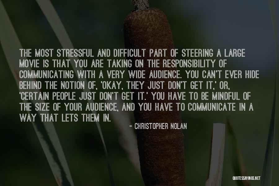 Communicating With People Quotes By Christopher Nolan Communicating With People Quotes By Christopher Nolan