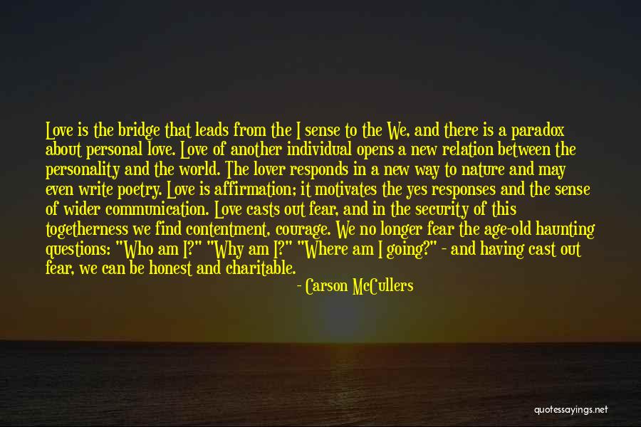 Communication And Love Quotes By Carson McCullers Communication And Love Quotes By Carson McCullers