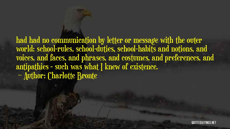 Communication And Quotes By Charlotte Bronte
