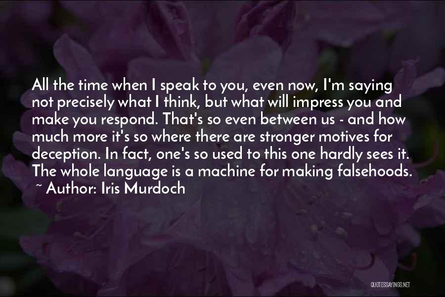 Communication And Quotes By Iris Murdoch