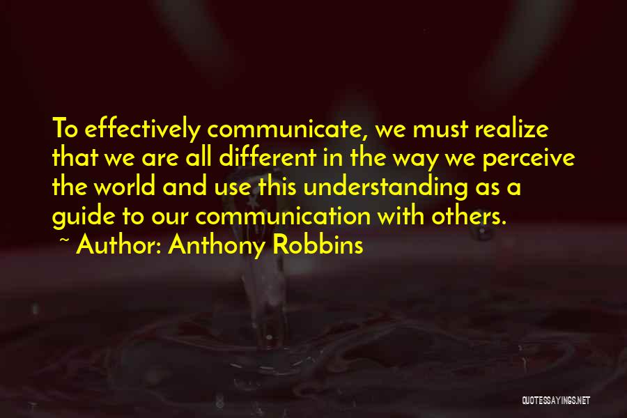 Communication And Understanding Quotes By Anthony Robbins