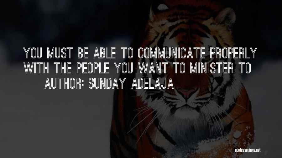 Communication At Work Quotes By Sunday Adelaja