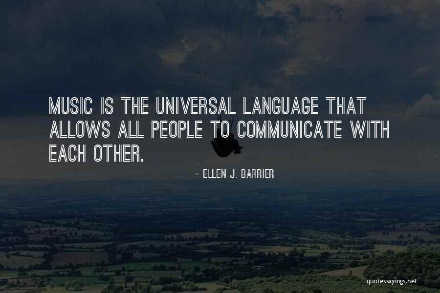 Communication Barrier Quotes By Ellen J. Barrier Communication Barrier Quotes By Ellen J. Barrier