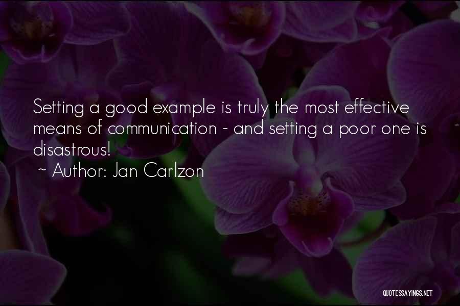 Communication Effective Quotes By Jan Carlzon