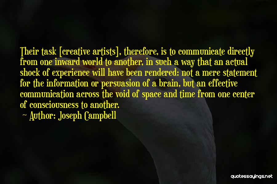 Communication Effective Quotes By Joseph Campbell