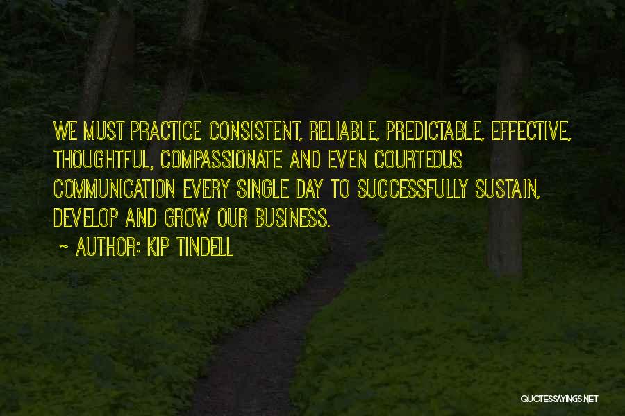 Communication Effective Quotes By Kip Tindell