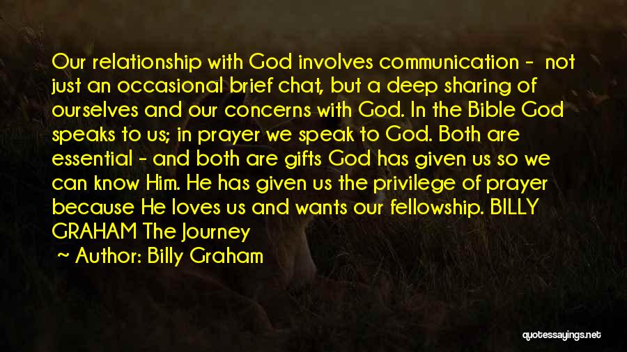 Communication In A Relationship Quotes By Billy Graham